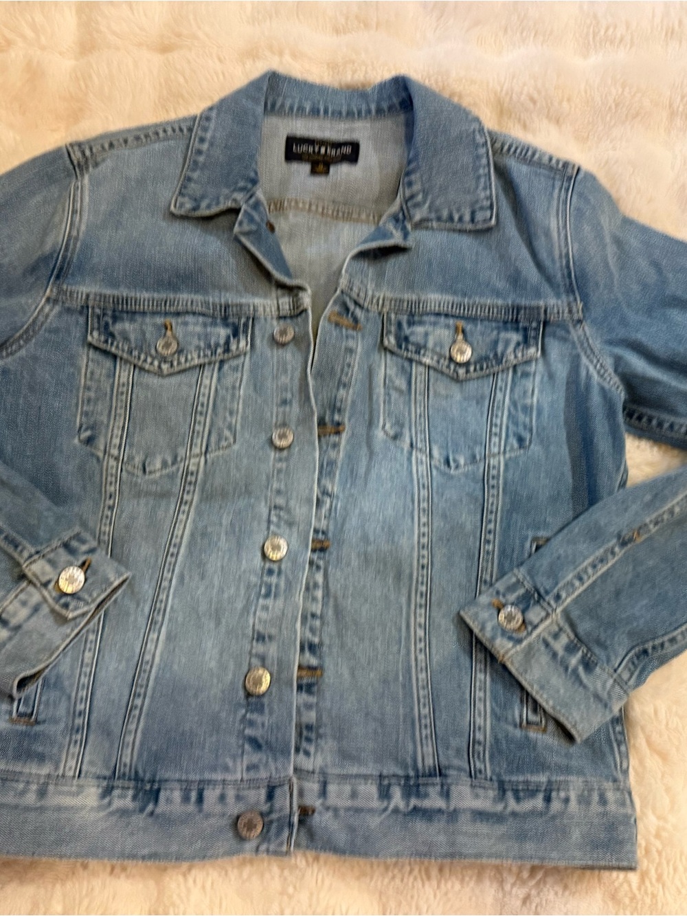Lucky Brand Light Blue Denim Jacket